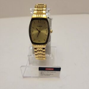 Timex Women's Watch Gold Tone Steel‎ Bracelet Easy Reader Analog TW2V25600 EUC